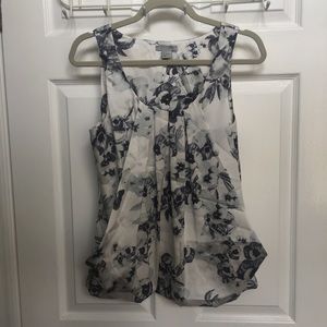 H&M bubble hem floral tank